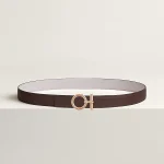 Flot belt buckle & Reversible leather strap 24 mm - Image 2